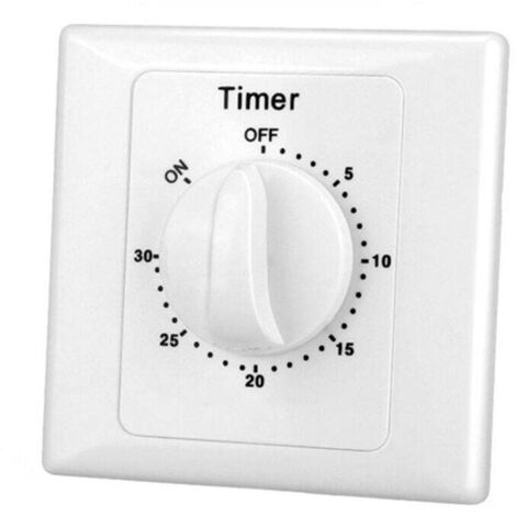 Temporizador de cuenta regresiva para interiores ZVD, interruptor temporizador para ventiladores y electrodomésticos, fácil de configurar