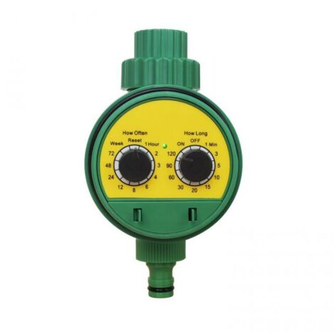 Temporizador de riego automático, grifo digital para manguera, controlador inteligente de riego para jardín, granja, césped y flores.