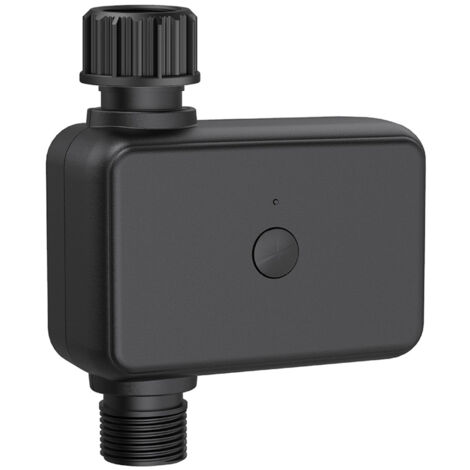 Temporizador de riego inteligente Bluetooth, función de retardo por lluvia, control remoto, programable para césped, campo, jardín e invernadero.