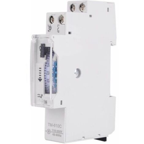 Temporizador de riel TM610C, interruptor inteligente, temporizador de potencia, 1P, 220 V