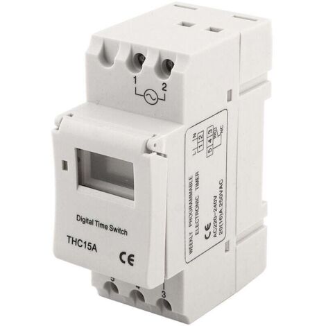 Temporizador digital electrónico programable THC15A 220-240 V CA