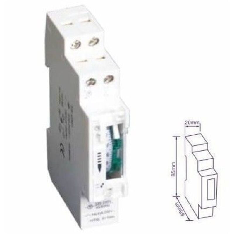Temporizador mecánico 24 horas 230V 16A