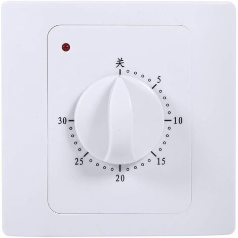 Temporizador mecánico MAGT, 220 V, 10 A, 30 min, digital, con temporizador de cuenta regresiva inteligente.