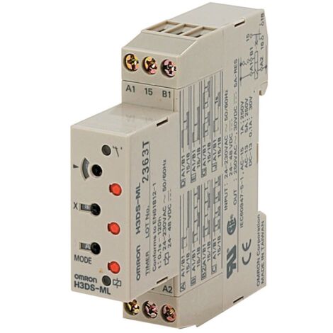 Temporizador multifunción Omron 230VAC-24VDC H3DSMLACDC-23778