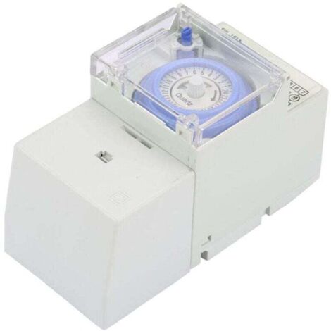 Temporizador Ulisem de 24 horas, temporizador de riel DIN, temporizador mecánico/manual de 110-230 V, para iluminación