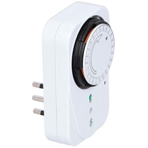 Temporizzatore Programmabile 24 Ore Presa Di Corrente Spina Con Timer Regolabile