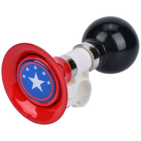 TEMPSA Cloche De Klaxon De Vélo D\'Enfants En Caoutchouc En Métal (Rouge)