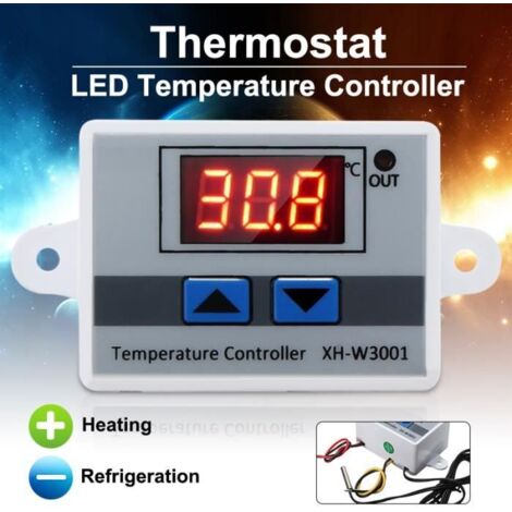 TEMPSA Numérique Thermostat Température Contrôleur Régulateur + Sonde 220V 10A