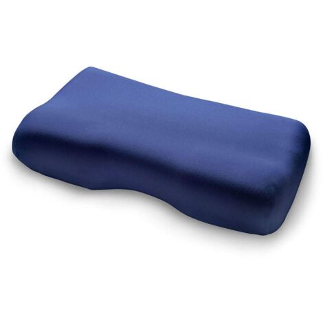 TEMPUR Federa per cuscino in jersey per cuscini Millennium/Original, cover con fascia elastica, blu