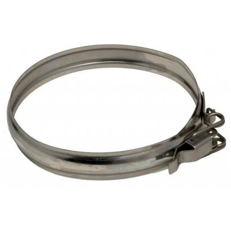 TEN – Collier pour fumisterie inox 153mm – Épaisseur 4/10e – Conforme norme NF DTU 24-1 – Raccordement gaz et fuel hors condensation