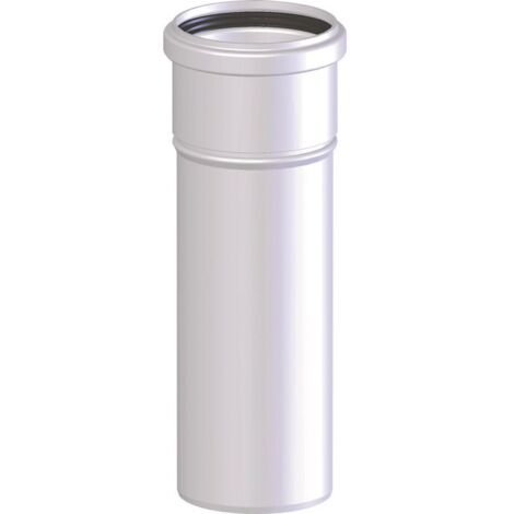 TEN – Conduit rigide en polypropylène 80mm – Longueur 500mm – Joint à lèvre EPDM pour installation étanche – Compatible chaudières ventouses
