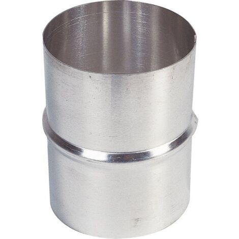 TEN – Manchon alu 120x126 pour VMC simple flux – Raccord droit en aluminium – Diamètre 120 mm pour systèmes de chauffage et fumisterie