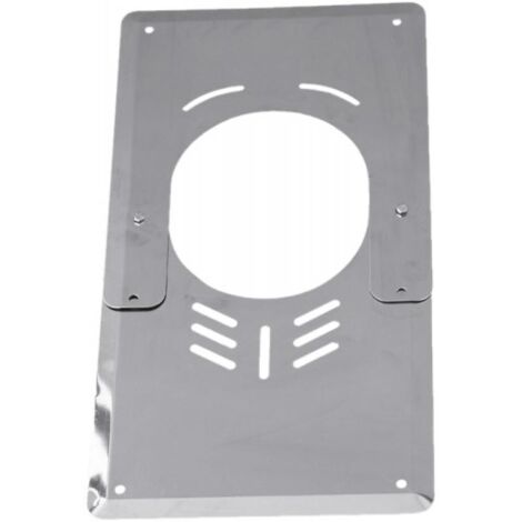 TEN – Plaque de finition inox 125-155 – Étanchéité pour conduits flexibles – Conçue pour espaces confinés – Installation rapide et facile