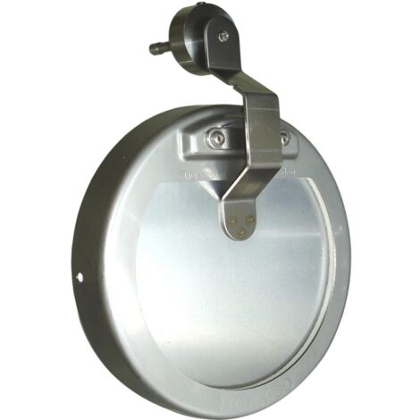 TEN – Régulateur de tirage 100mm – Acier pour conduit de cheminée – Optimise le flux d'air et de fumée – Efficacité énergétique