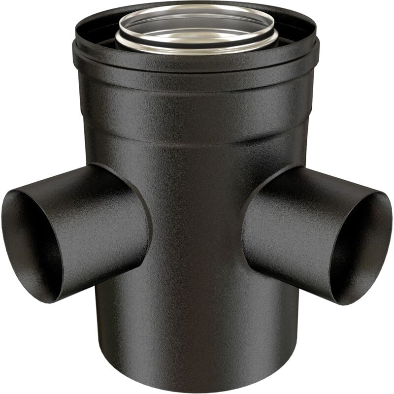 Té de fumées/Prise d'air 2 en 1 Bio réversible piquage 60 - TEN