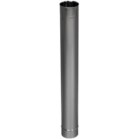 TEN – Tuyau inox 304 97mm – Longueur 1m – Épaisseur 4/10ème – Soudures laser pour étanchéité – Raccordement combustibles – 601970