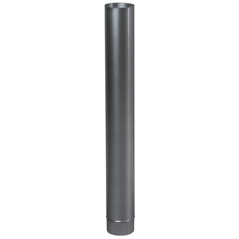 TEN - Tuyau rigide aluminié Ø180mm 1M gris mat - 701180