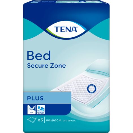 TENA Bed Std Plus - Compresas absorbentes 60x90 cm (5 uds.) - protección contra fugas