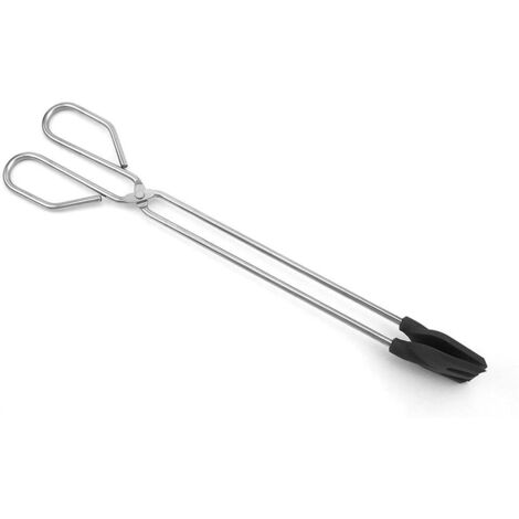 Tenacilla coc con pala 35cm silicona-inox fackelmann