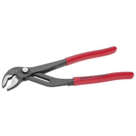 Tenacilla de canal ajustable con botón, 180 mm  DOGHER 269-180