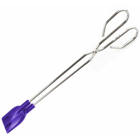 Tenacilla inox con pala de silicona 38cm