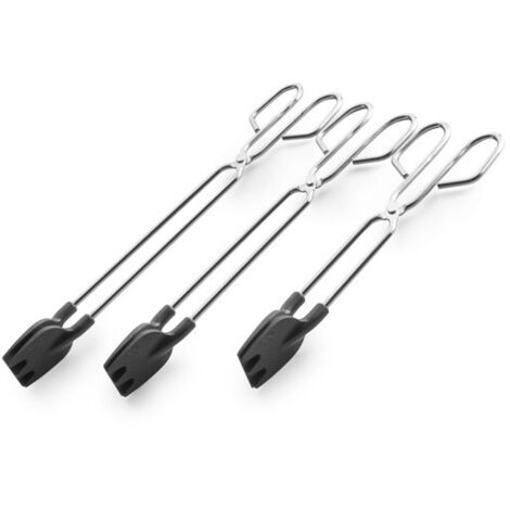 TENACILLA PALA INOX NYLON - 25 CM