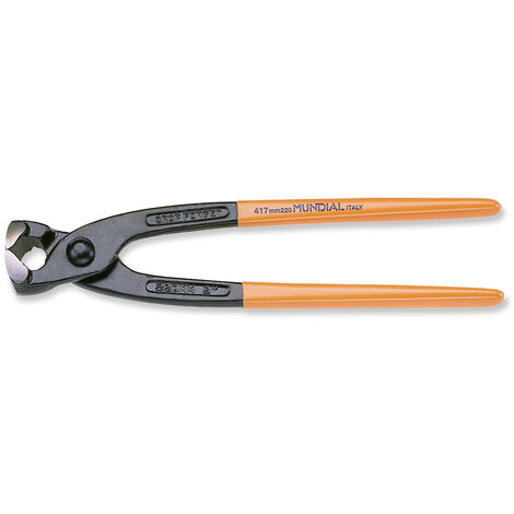 TENAGLIA PINZA TRONCHESE CEMENTISTI FERRAIOLI L.280mm PLASTIFICATA MUNDIAL