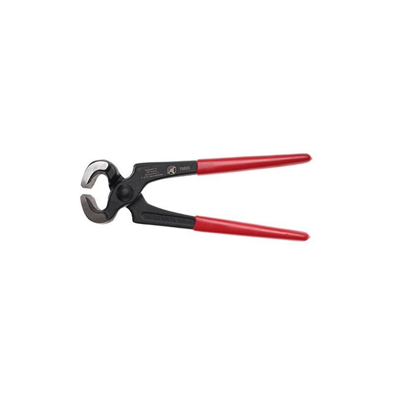 Bgs Technic - kraftmann 75820 tenaille din iso 9243A, noir/rouge, 180 mm