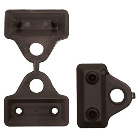 Tenax Clips Rete 5 cm Nero, Scatola da 500 Clips, Clips per Il Fissaggio di reti tessute frangivista e ombreggianti