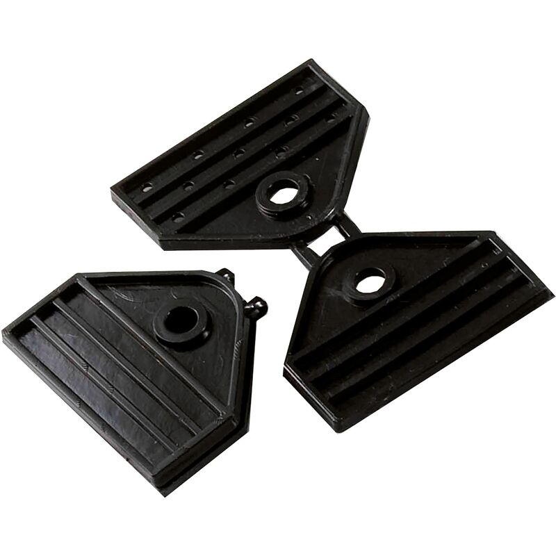 tenax Clips Rete 8 cm Nero, Scatola da 500 Clips, Clips per Il Fissaggio di reti tessute frangivista e ombreggianti