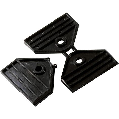 Tenax Clips Rete 8 cm Nero, Scatola da 500 Clips, Clips per Il Fissaggio di reti tessute frangivista e ombreggianti