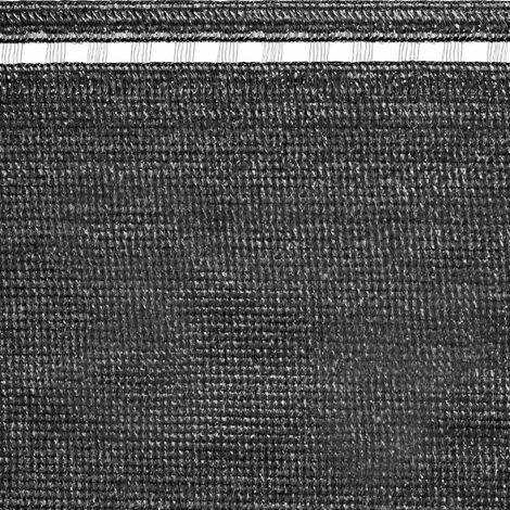 TENAX Coimbra Dark 1,50x50 m Grigio, Rete Tessuta Ombreggiante Frangivista a Schermatura Totale per Giardini e Recinzioni