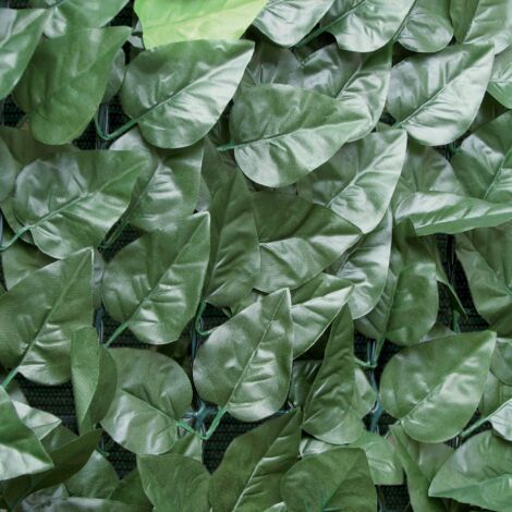 Tenax Divy Laurus Net siepe Sintetica in Poliestere con Rete Tessuta schermante, Verde, 1,00x3 m