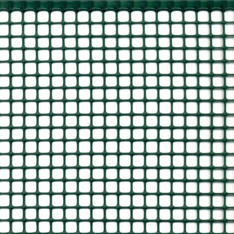 TENAX Quadra 10 Verde 0,50 x 30 m, Rete Protettiva in Plastica per Balconi, Terrazze, Cancelli e Recinzioni