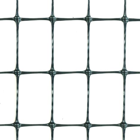 tenax Rete da Recinzione in Plastica, Millennium 1,50x25 m, Grigio Antracite