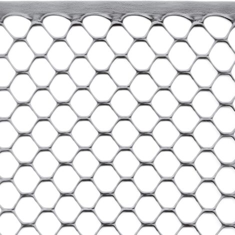 Tenax Rete Protettiva per Balconi, Recinzioni e Cancellate, 0,50 x 5 m, TENAX Exagon Argento