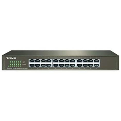 Tenda 24-port Gigabit Ethernet Switch Non-géré Bleu
