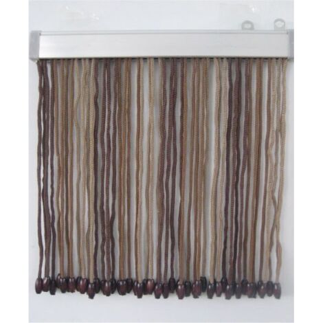 Tenda a cordoncino - Marrone - cm 125x240h