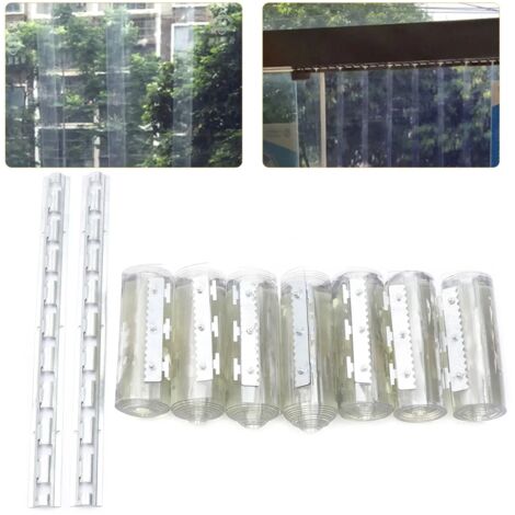 Tenda a lamelle industriale, 2 mm, altezza PVC, lamelle per magazzini, fabbriche, supermercati