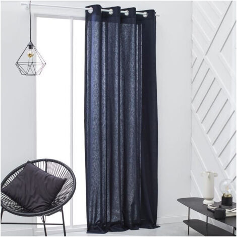 Tenda a occhielli TODAY - 140x240cm - 100% Cotone - Blu Navy