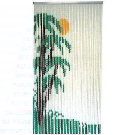 Tenda a piastrina palme - 44 strisce per 63 piastrine - cm.120x230h.