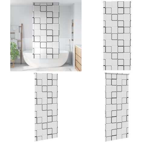 Tenda a Rullo Doccia 100x240 cm Larghezza Tessuto 96 cm - Tenda a rullo - Privacy doccia