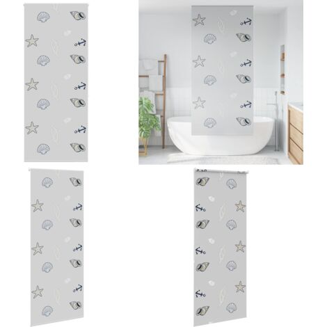 Tenda a Rullo Doccia 110x240 cm Larghezza Tessuto 106 cm - Tenda a rullo - Privacy doccia