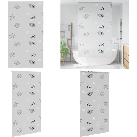 Tenda a Rullo Doccia 130x240 cm Larghezza Tessuto 126 cm - Tenda a rullo - Privacy doccia