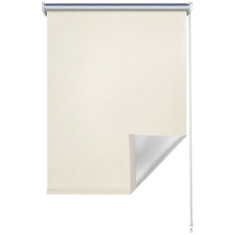 Tenda a rullo oscurante a isolamento termico con rivestimento senza trapano.80cm x 200 cm. Beige