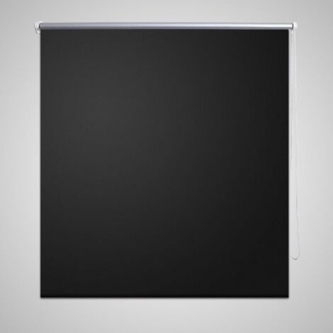 Tenda a rullo oscurante buio totale 120 x 230 cm con catena di trazione vari colori colore : NERO