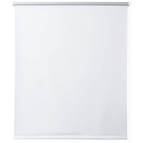 Tenda a rullo oscurante in poliestere montaggio rapido Senza fori per finestre e porte 40x160 cm bianco 190000890