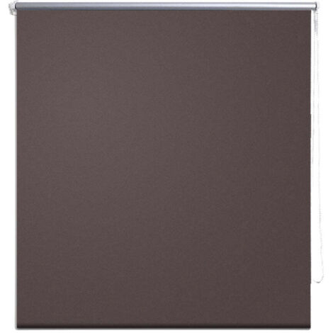 Tenda a rullo oscurante marrone 100 x 230 cm tenda per finestra schermatura privacy tapparella 4102049