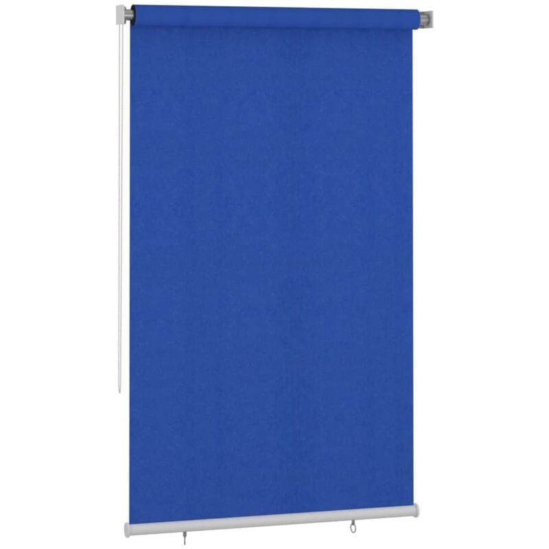 Tenda a Rullo, Avvolgibile Porta Finestra giorno e notte per Esterni 140x230 cm Blu hdpe Vidaxl 37752