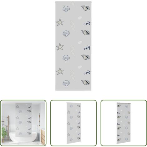 Tenda a rullo -  Tenda a Rullo Doccia 100x240 cm Larghezza Tessuto 96 cm